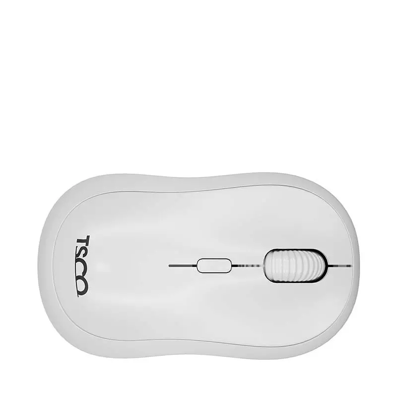 Tsco TM 741 W Wireless Mouse Front View Above
